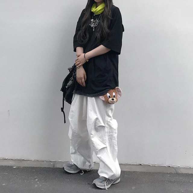韓国ストリートファッション ユニセックス スノーパンツ カモパンツ